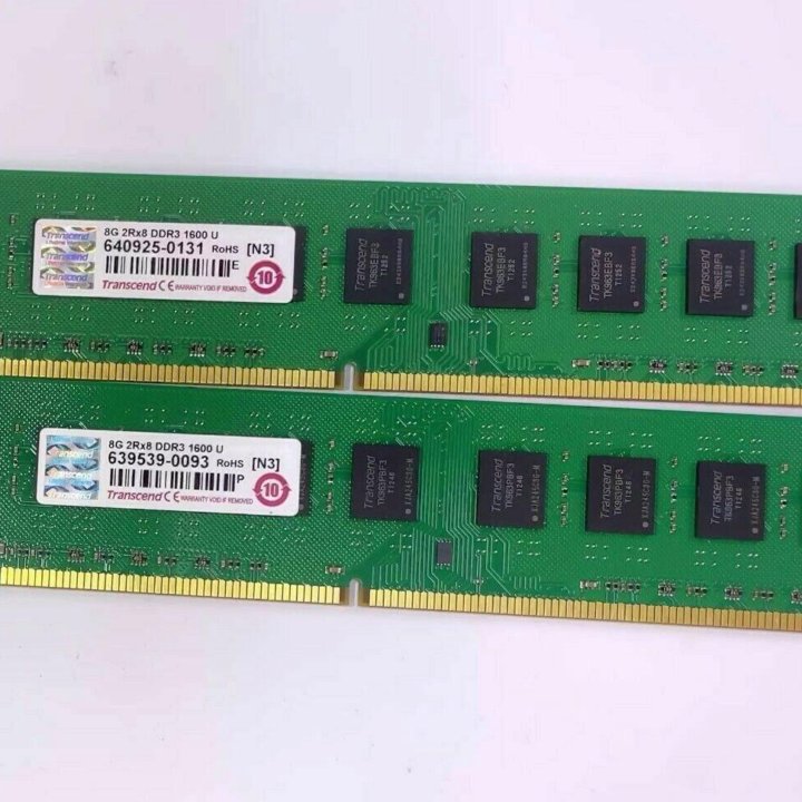 Transcend 2x8GB 16GB DDR3 1600Mhz ддр3 16гб озу