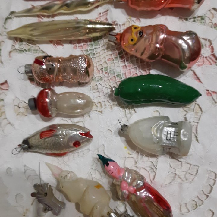 Игрушки елочные СССР