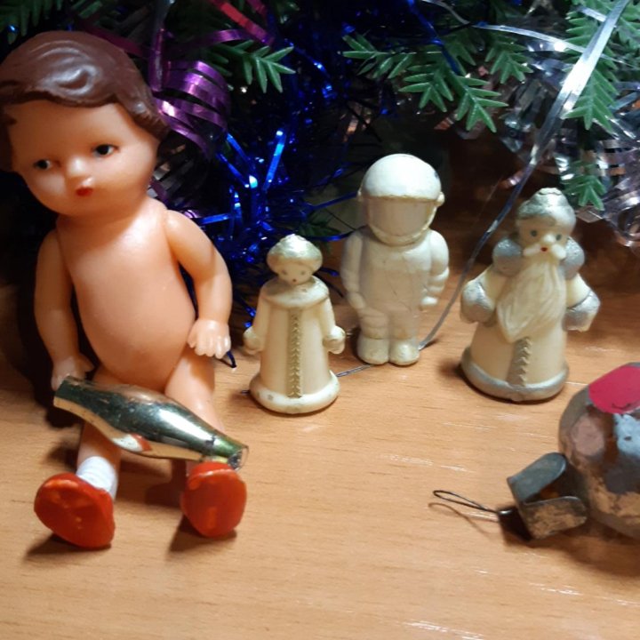 Игрушки елочные СССР