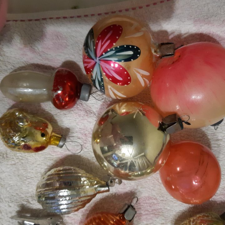 Игрушки елочные СССР