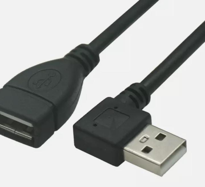 Переходник USB с поворотом на лево