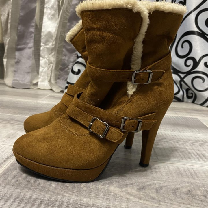 Ботильоны зимние