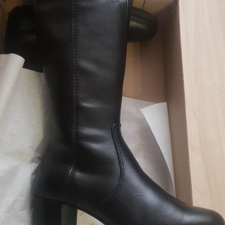 Сапоги кожанные