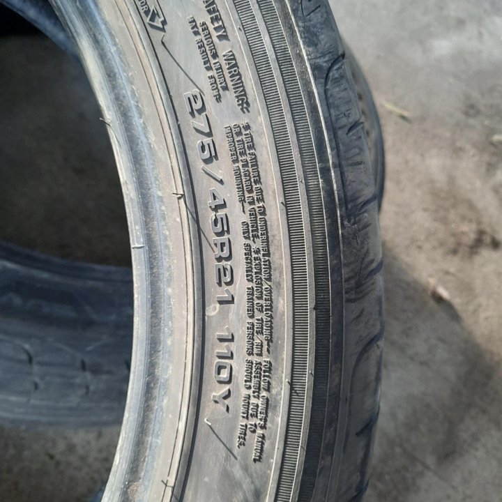 Goodyear 275/45/21, 2шт