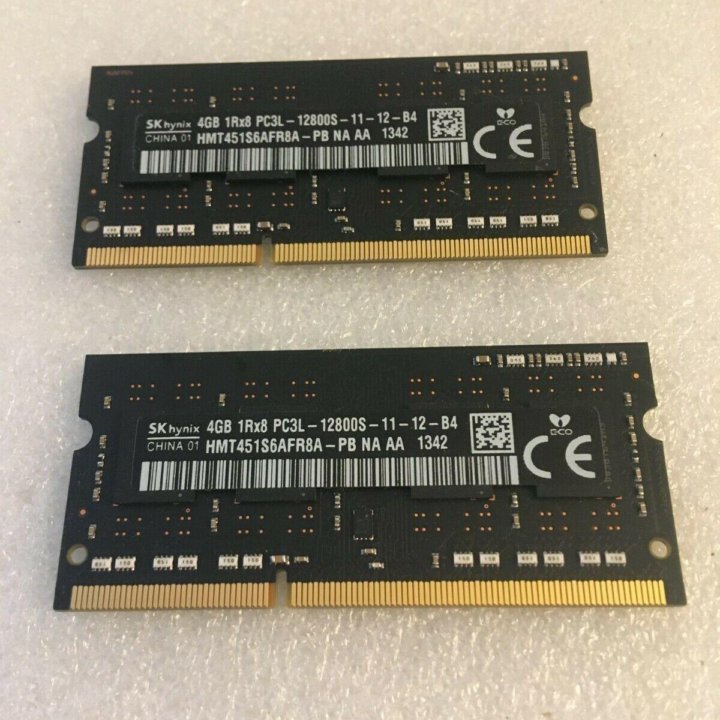 Ноуты Apple 2x4GB 8GB DDR3 2010-2016 iMac book Mac