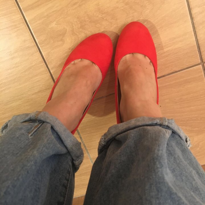 Туфли красные