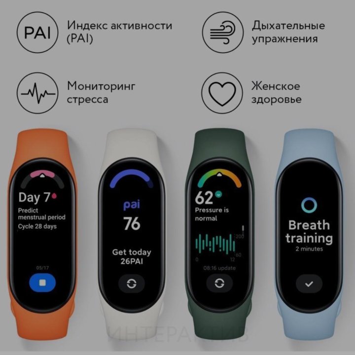 Фитнес-браслет Mi Smart Band 7 смарт-часы