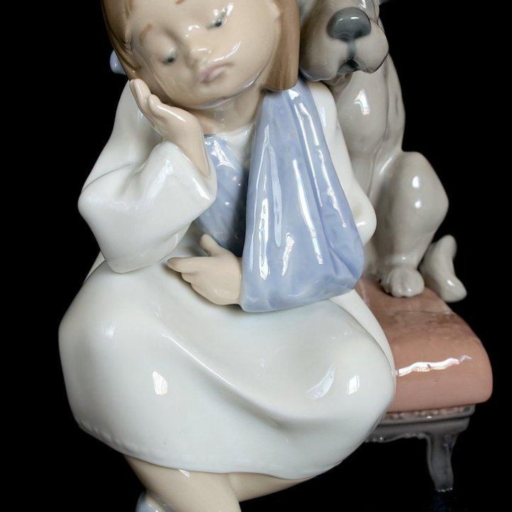 Фигурка Фарфор Я не могу играть lladro Испания