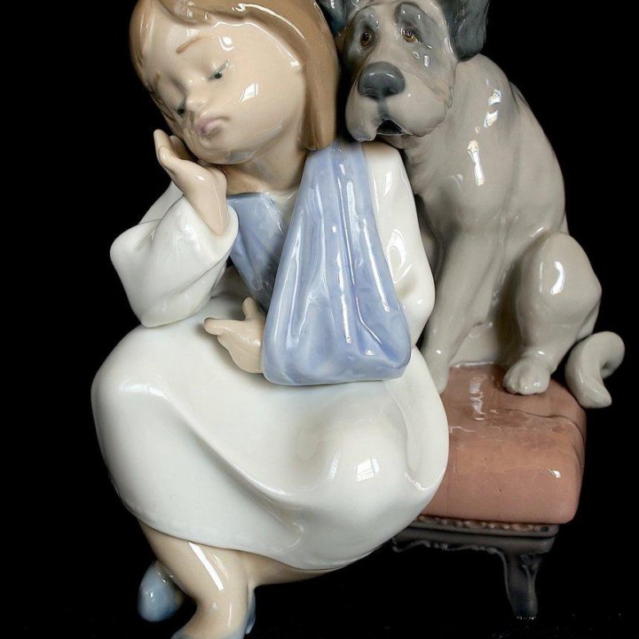 Фигурка Фарфор Я не могу играть lladro Испания