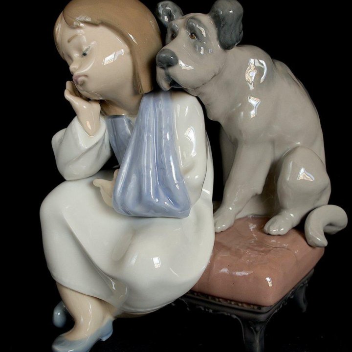 Фигурка Фарфор Я не могу играть lladro Испания