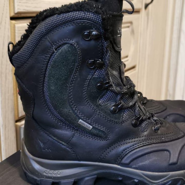 Оригинальные кожаные ботинки Ecco