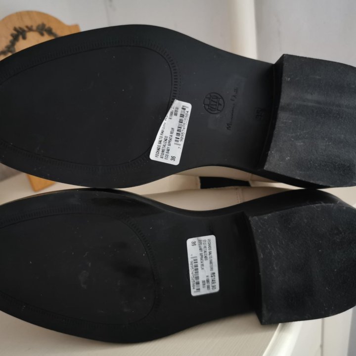 Ботинки челси Massimo Dutti кожаные