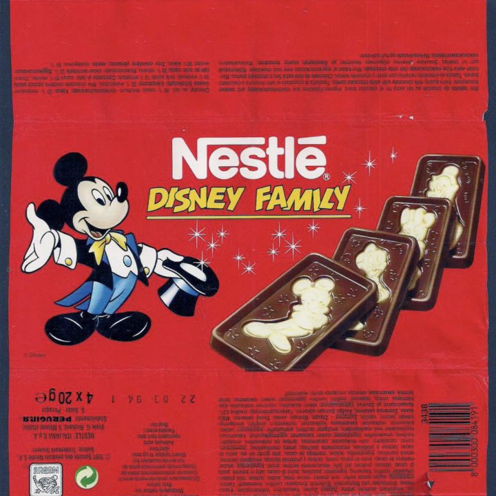 Nestle disney family