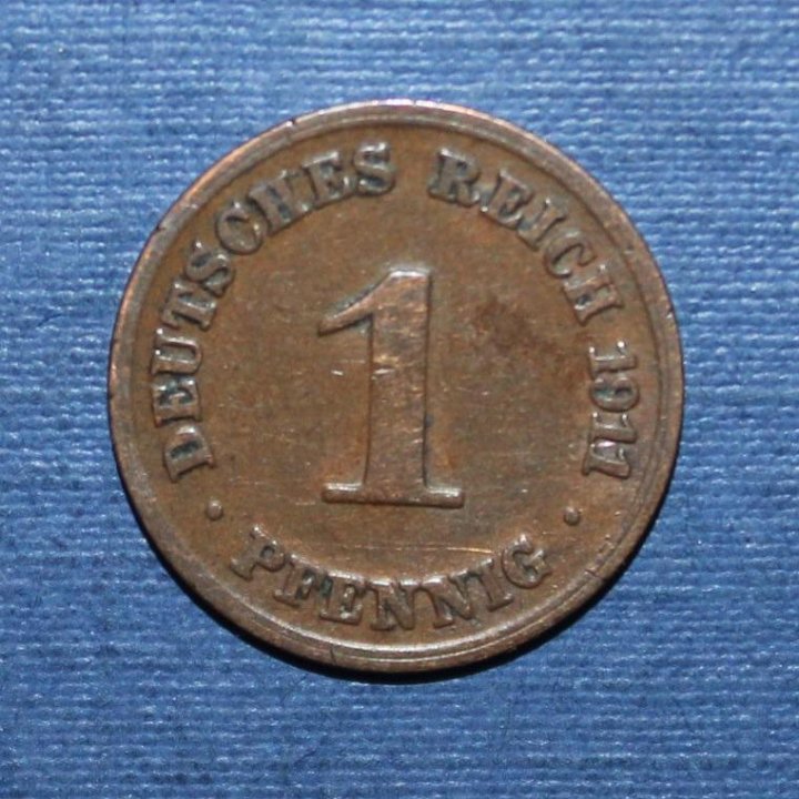 1 пфенниг Германия 1911d