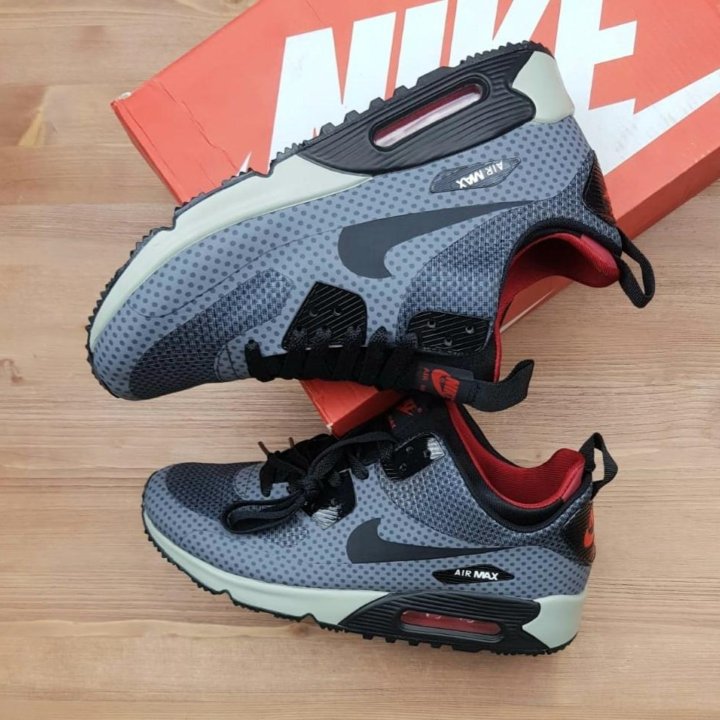 ☑Мужские Nike Air Max 90 Mid Grey новые