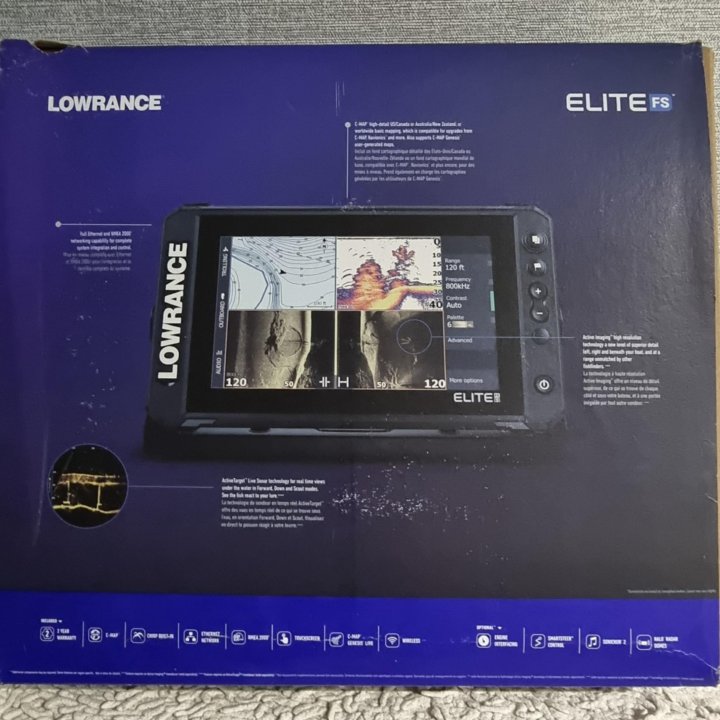 Эхолот lowrance elite 9 fs