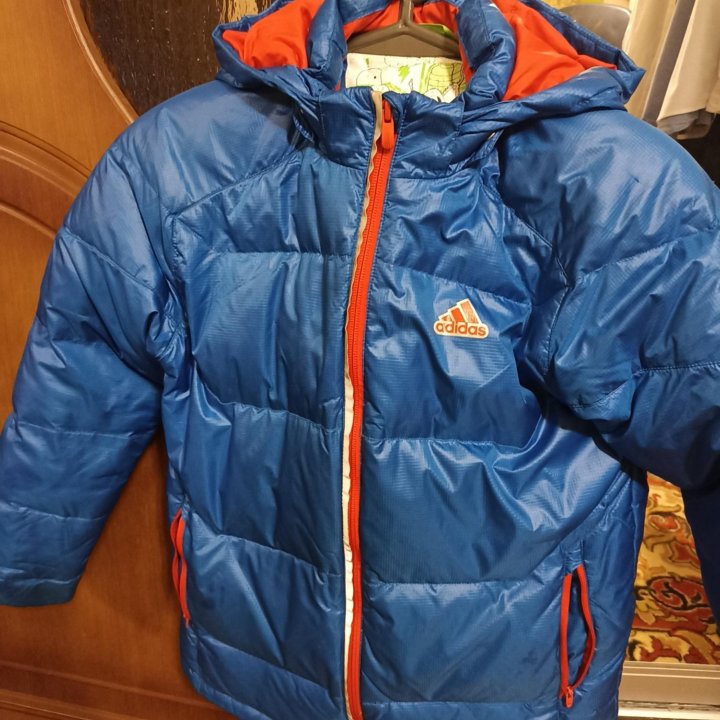 Пуховик Adidas детский на 8-10 лет