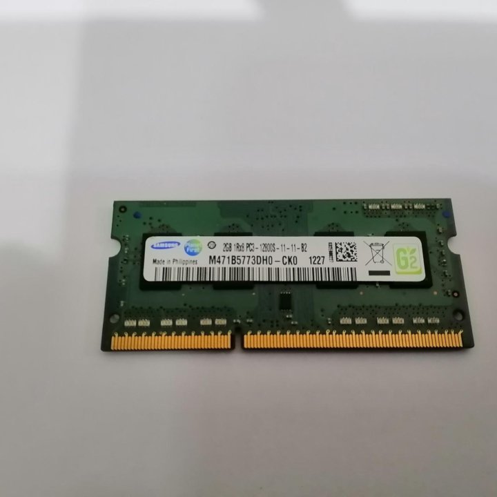 Оперативная память для ноутбука 2GB DDR3 1600Mhz