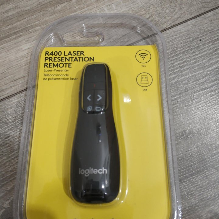 Logitech F400 кликер Презентер новый в упаковке