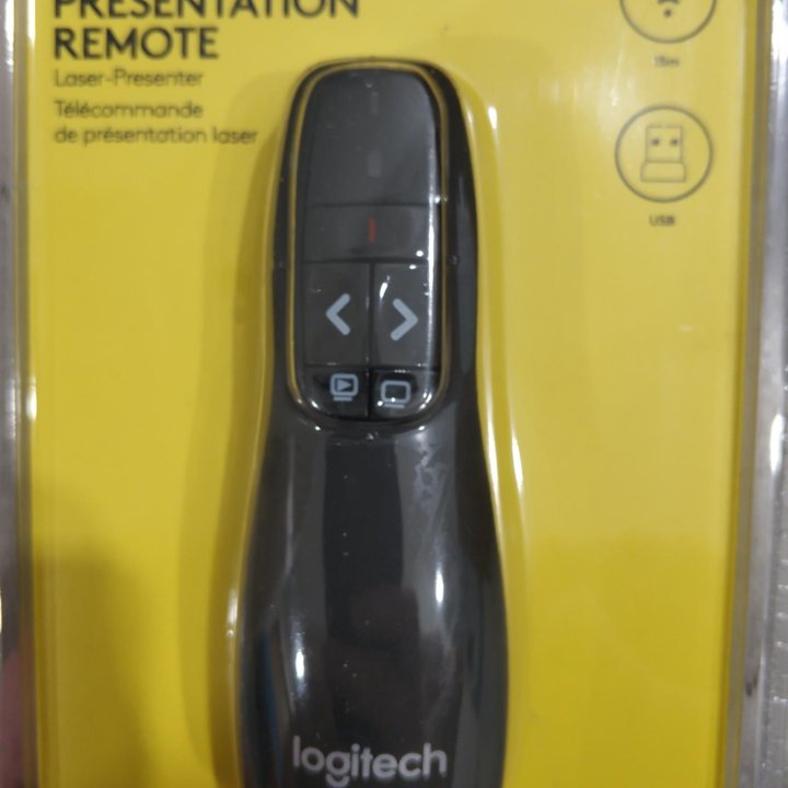 Logitech F400 кликер Презентер новый в упаковке