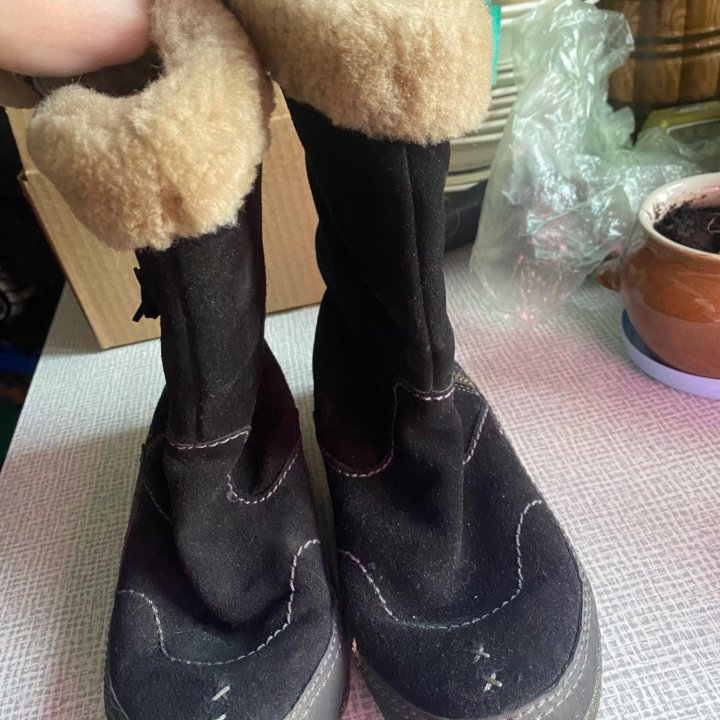 Зимние сапоги Clarks