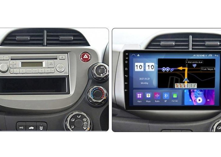 Магнитола планшет Honda Fit 2007-2014 Android 10