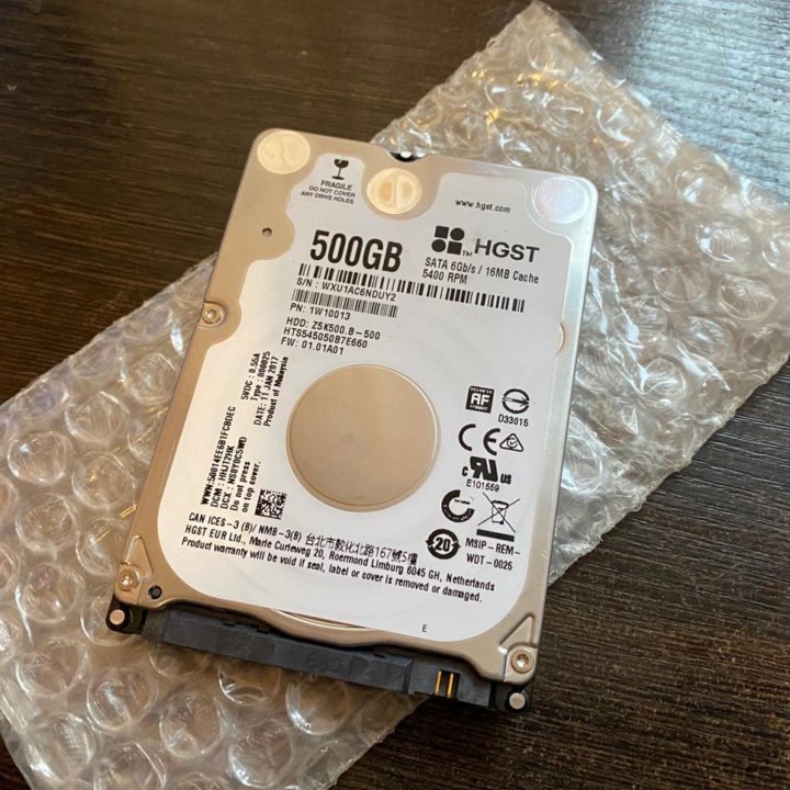 Ноутбучный диск HGST 500Gb Wind10