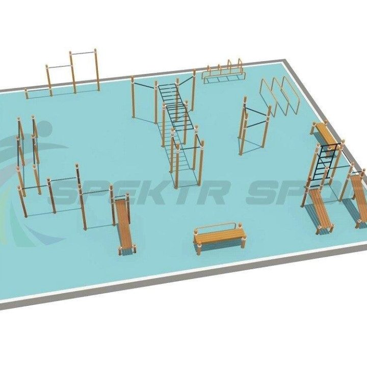 Районная площадка для Воркаут и GTO 2_76mm