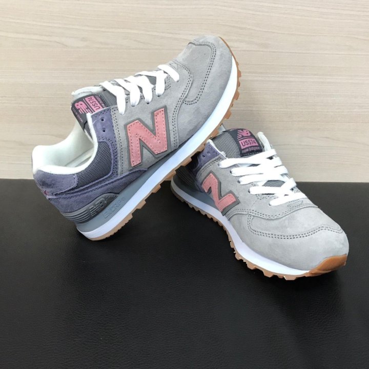 Кроссовки New Balance 574 женские серые в Москве, цена 1 900 руб ...