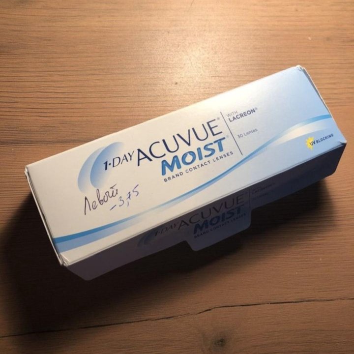 Линзы контактные acuvue moist 1-day