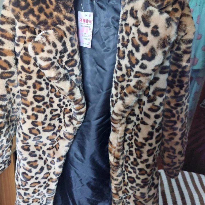 Леопардовая шуба