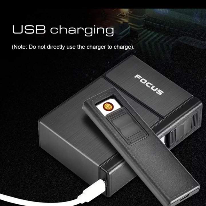 Портсигары с usb зажигалкой. Новые