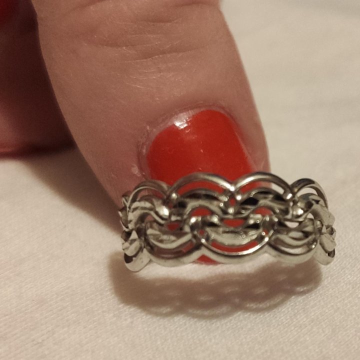 Кольцо серебряное