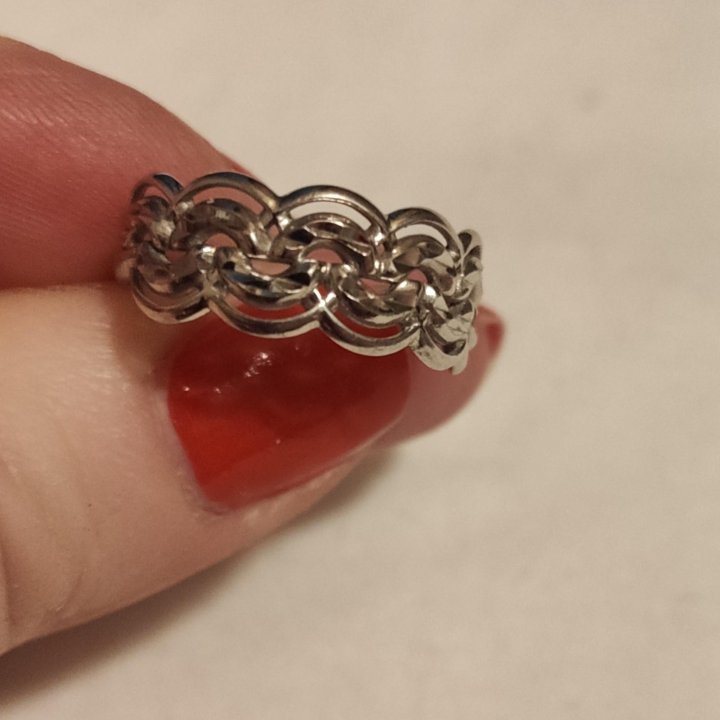 Кольцо серебряное