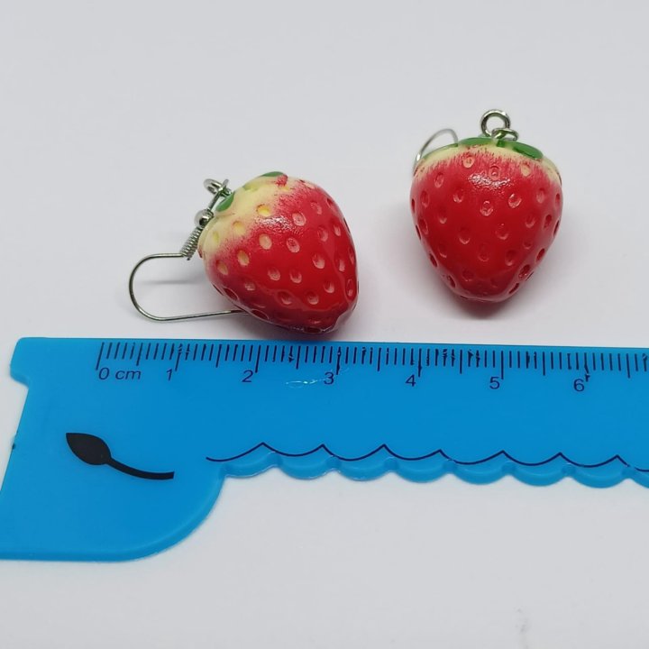 Серьги Клубника