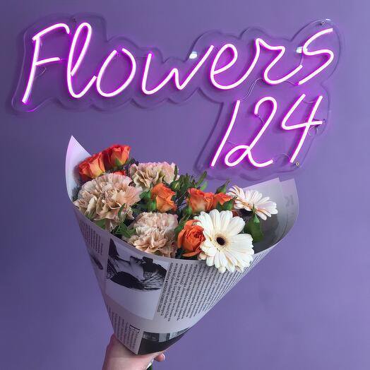 Букеты от Flowers124. цветы доставка