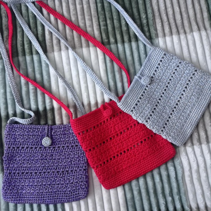 Сумки вязанные