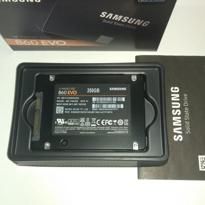 SSD 250GB Samsung 860 EVO