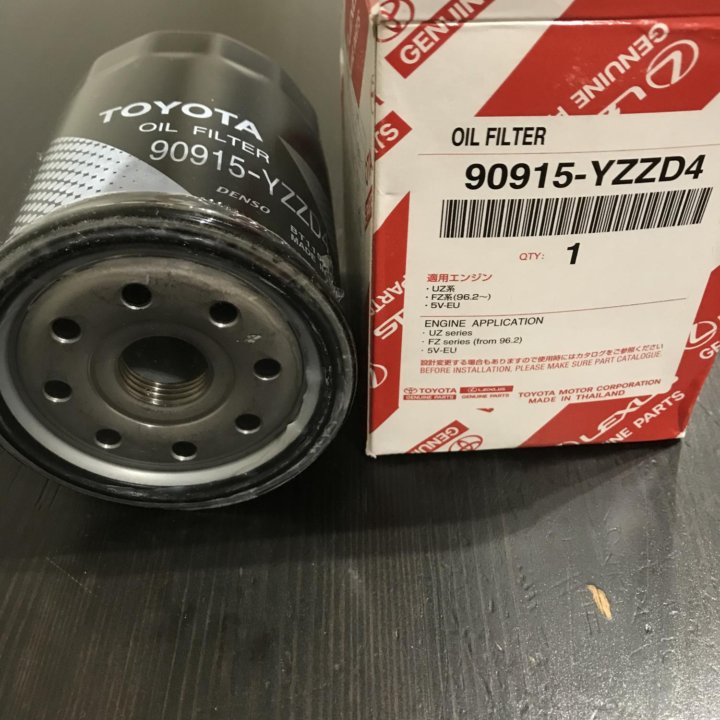 Масляные фильтры. Toyota 90915-YZZD4