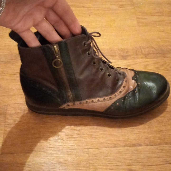 Ботинки, туфли кожа