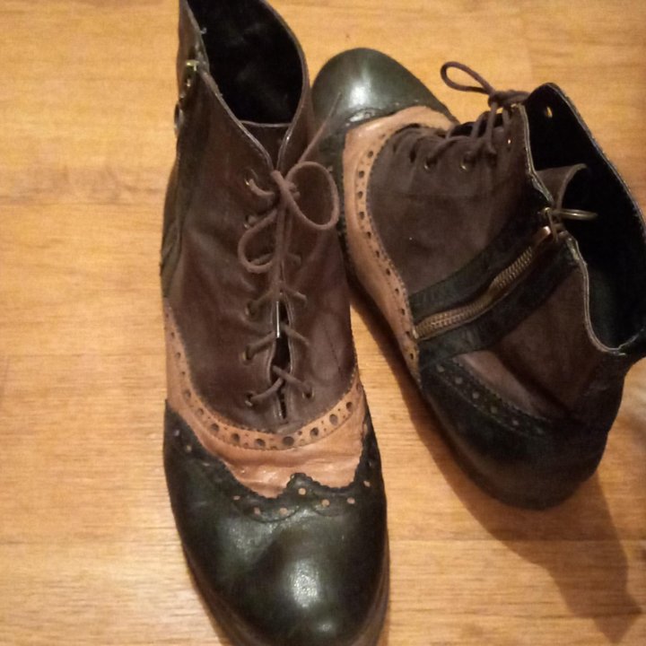 Ботинки, туфли кожа