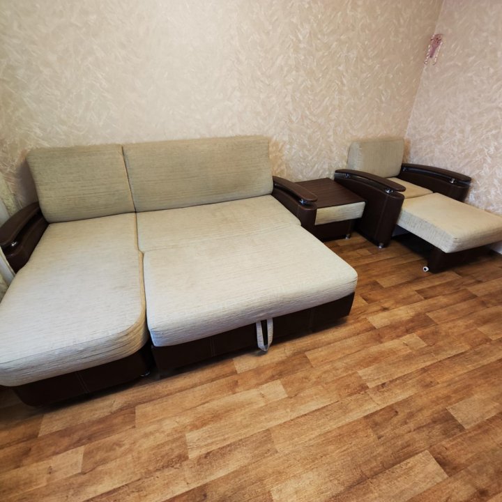 Угловой диван + кресло кровать в Москве, цена 10 000 руб. | Объявления ...