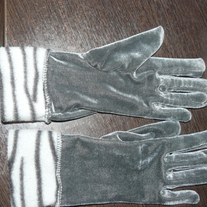 Перчатки теплые под бархат