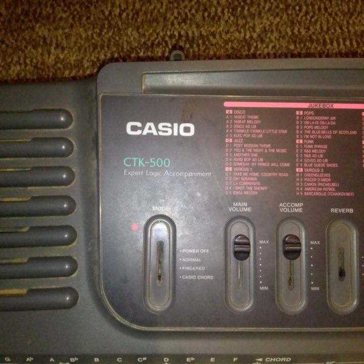 Синтезатор Casio ctk 500