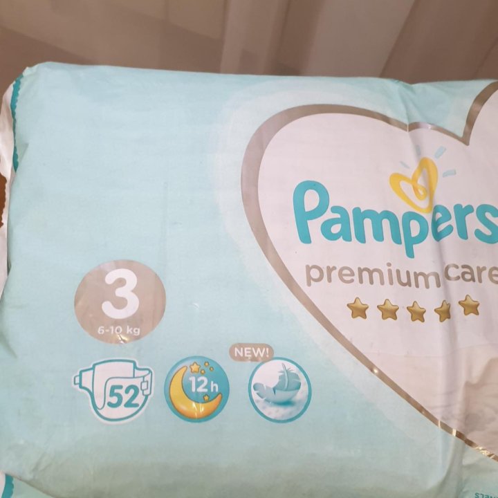 Pampers premium care трусики 3