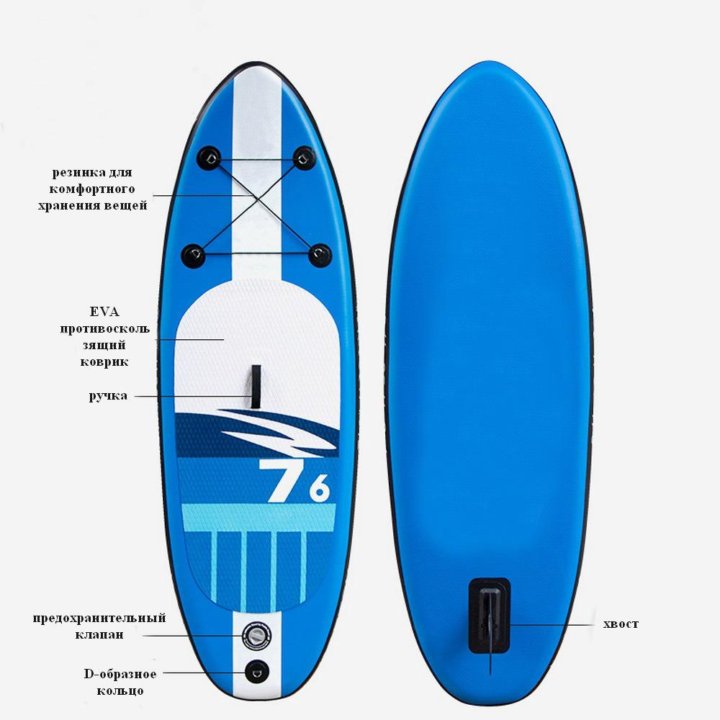 Надувная SUP-доска 230*74*15(детская)/(sup board)