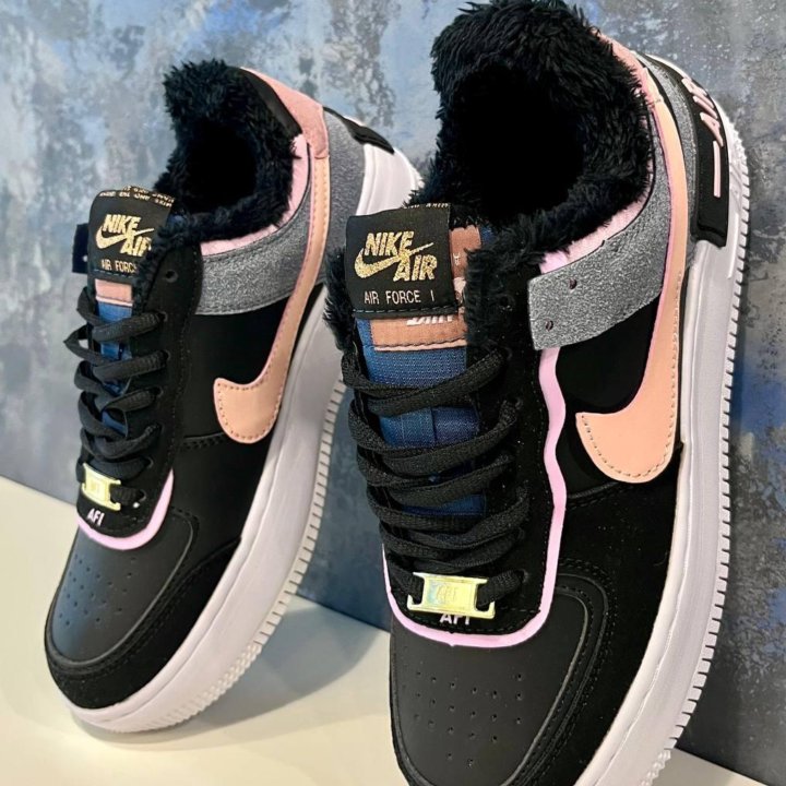 Зимние кроссовки Nike Air Force 1 Shadow RTL (38)