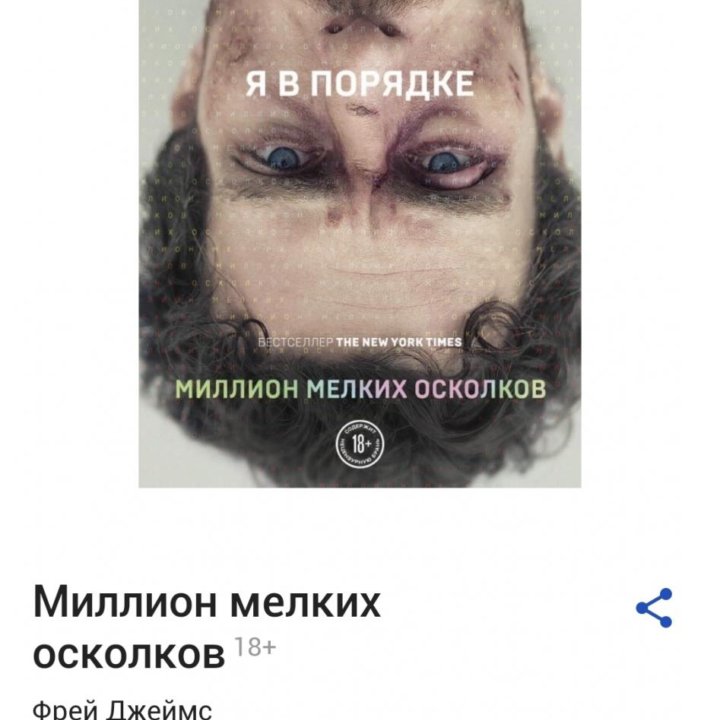 Книга 'миллион мелких осколков'