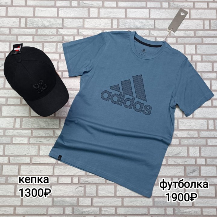 Футболка adidas мужская хлопок