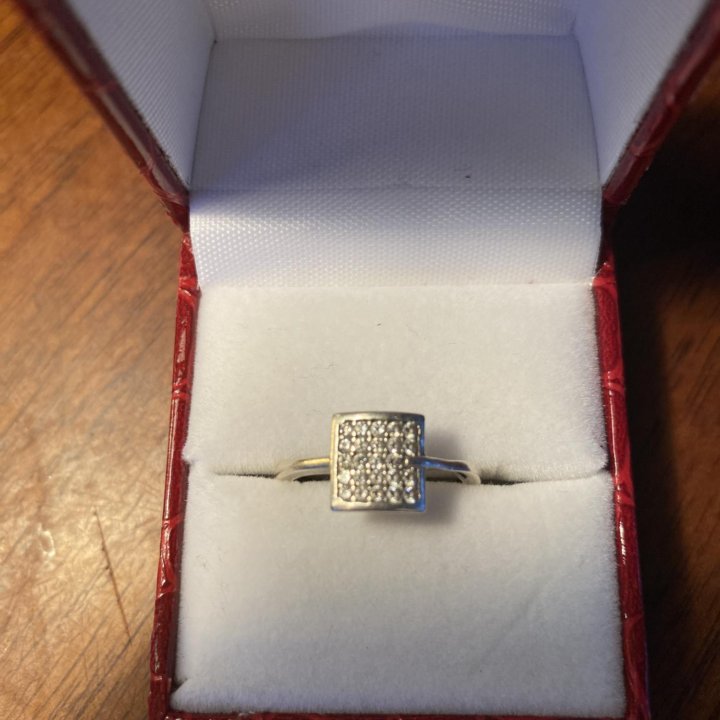 Кольцо серебро